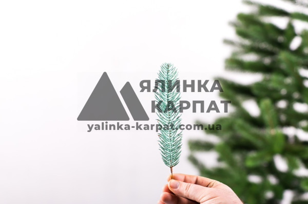 Гілка блакитна пластикова для декору №1 (1 ящик 1000 шт.)