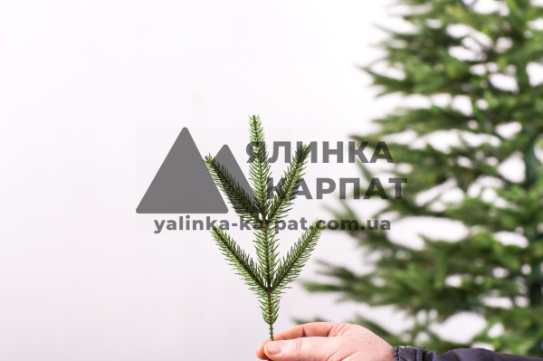 Гілка лита ялинкова зелена №3 (1 ящик 700 шт.)